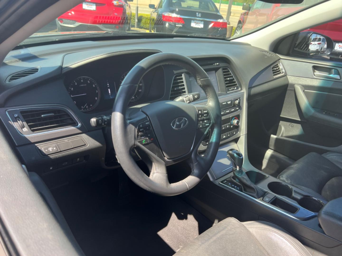 2017 BLACK Hyundai Sonata Sport (5NPE34AF0HH) with an 2.4L L4 DOHC 16V engine, 6A transmission, located at 420 I-35E, Lancaster, TX, 75146, (469) 297-4144, 32.593929, -96.823685 - Photo#1